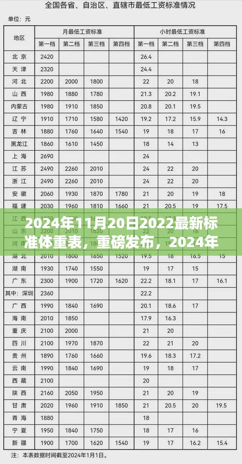 科技重塑健康生活新标杆，重磅发布2024年最新标准体重表智能分析器