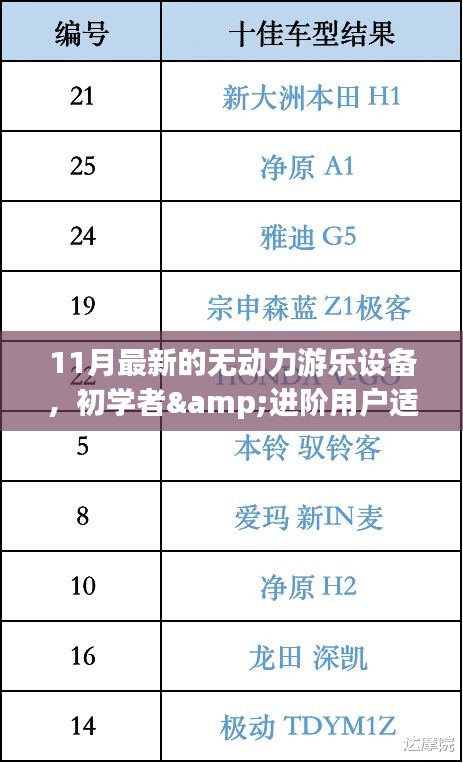 11月最新无动力游乐设备，初学者与进阶用户操作指南及体验分享