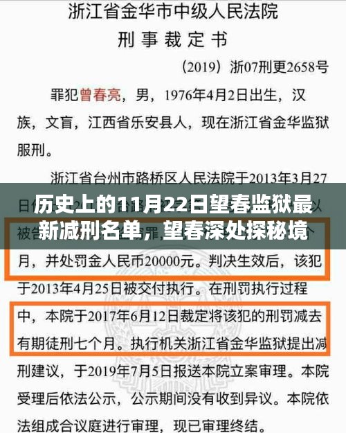 望春监狱减刑名单揭晓，历史印记与小巷风味的交织