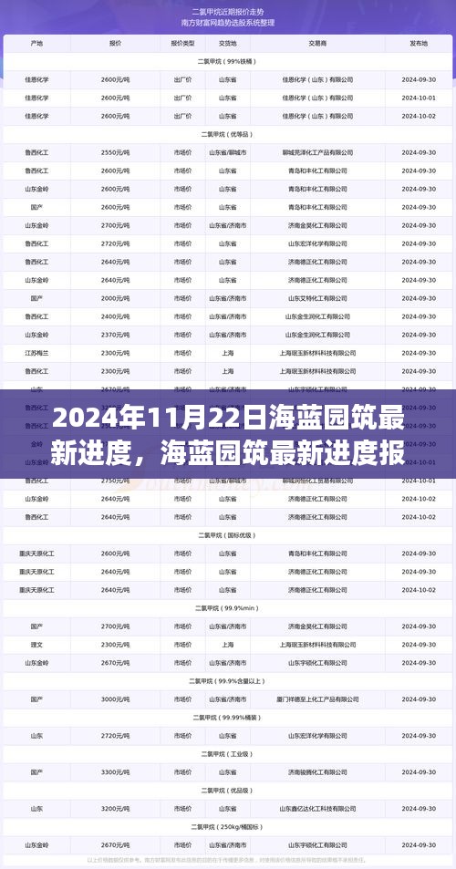 揭秘海蓝园筑最新进度，2024年11月22日工程进展报告