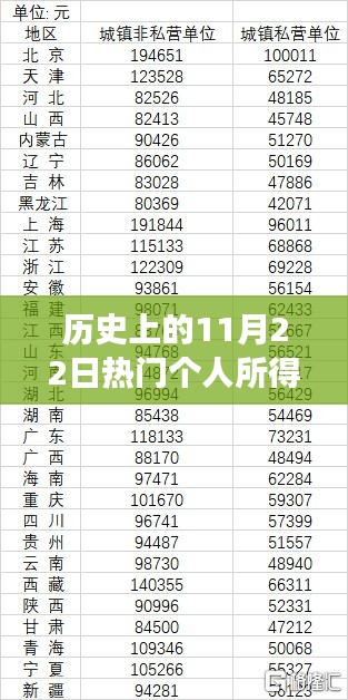 历史上的11月22日个人所得税法细则演变与探讨深度解析