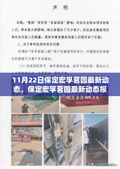11月22日保定宏孚茗园最新动态，保定宏孚茗园最新动态报道——探寻11月22日的园林新篇章
