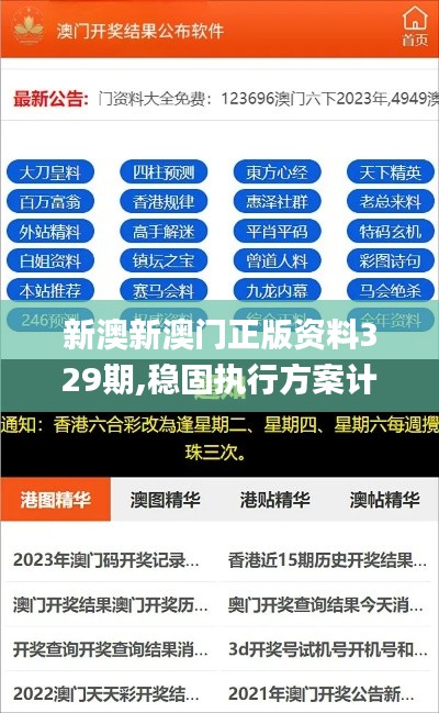 新澳新澳门正版资料329期,稳固执行方案计划_解密版ZXP11.56