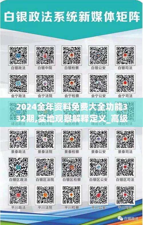 2024全年资料免费大全功能332期,实地观察解释定义_高级版BJA11.10