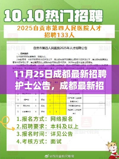 11月25日成都最新招聘护士公告，成都最新招聘护士公告解读，特性、体验、竞品对比及用户群体分析