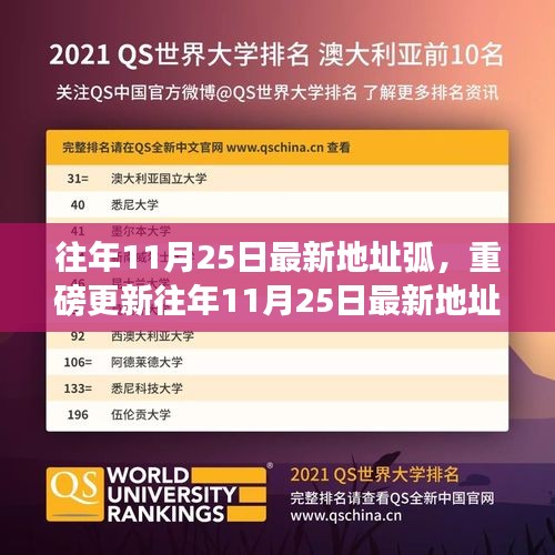 往年11月25日最新地址弧，重磅更新往年11月25日最新地址弧，你绝对不能错过的精彩内容！