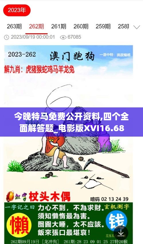 今晚特马免费公开资料,四个全面解答题_电影版XVI16.68