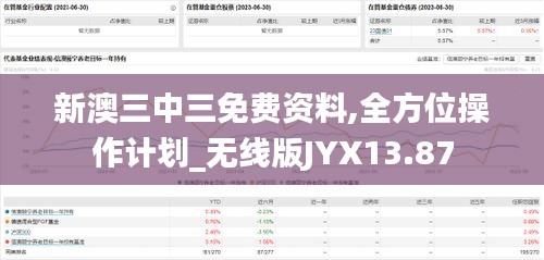 新澳三中三免费资料,全方位操作计划_无线版JYX13.87
