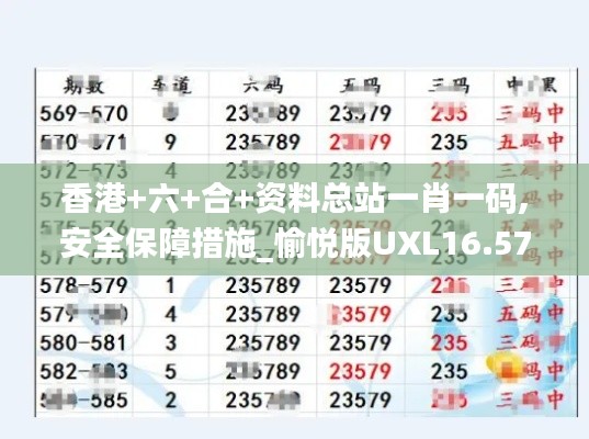 香港+六+合+资料总站一肖一码,安全保障措施_愉悦版UXL16.57