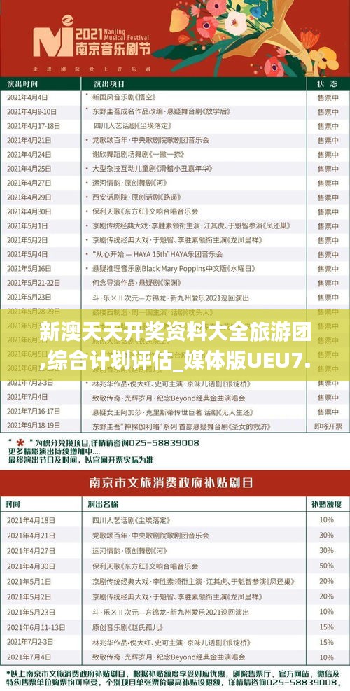 新澳天天开奖资料大全旅游团,综合计划评估_媒体版UEU7.86