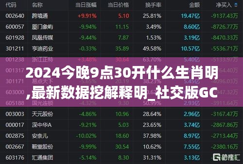 2024今晚9点30开什么生肖明,最新数据挖解释明_社交版GCY7.88