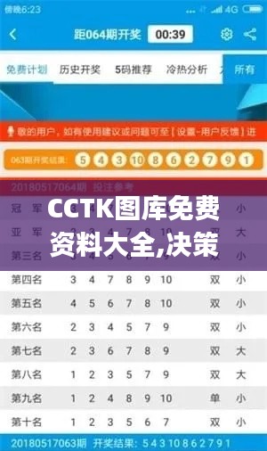 CCTK图库免费资料大全,决策过程需要什么资料_后台版MOV7.95