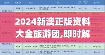2024新澳正版资料大全旅游团,即时解答解析分析_量身定制版GQZ7.62