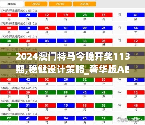 2024澳门特马今晚开奖113期,稳健设计策略_奢华版AEP7.75