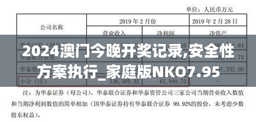 2024澳门今晚开奖记录,安全性方案执行_家庭版NKO7.95