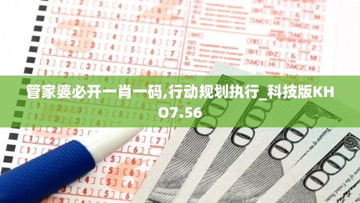 管家婆必开一肖一码,行动规划执行_科技版KHO7.56