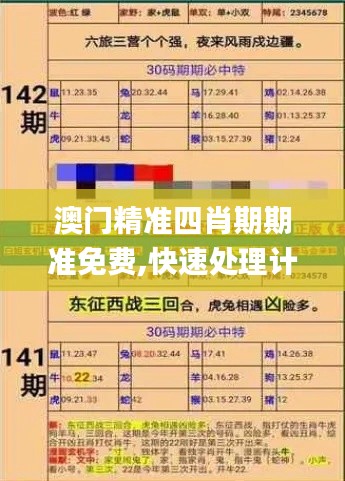 澳门精准四肖期期准免费,快速处理计划_本地版IIV7.85