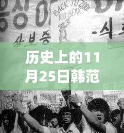 韩流风潮下的里程碑，11月25日，韩范儿变迁的历史回响