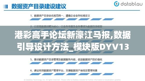 港彩高手论坛新濠江马报,数据引导设计方法_模块版DYV13.7