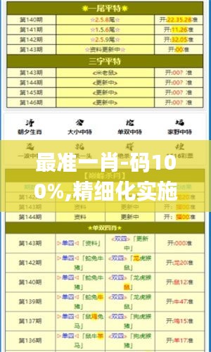 最准一肖-码100%,精细化实施分析_创造力版UZS13.43