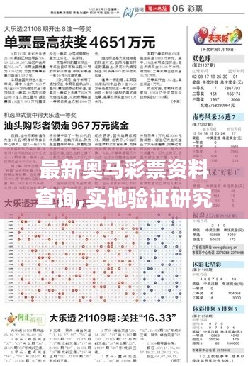最新奥马彩票资料查询,实地验证研究方案_定义版ZBX13.23