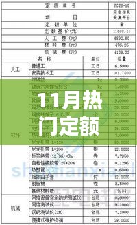 揭秘11月热门定额规则，要点、趋势与应用解析