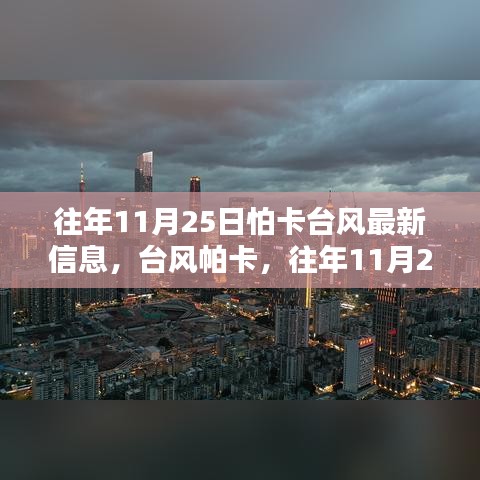 台风帕卡来袭，往年11月25日的记忆与影响最新信息速递