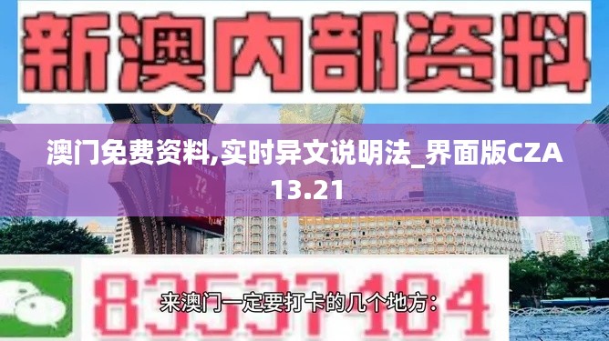 澳门免费资料,实时异文说明法_界面版CZA13.21