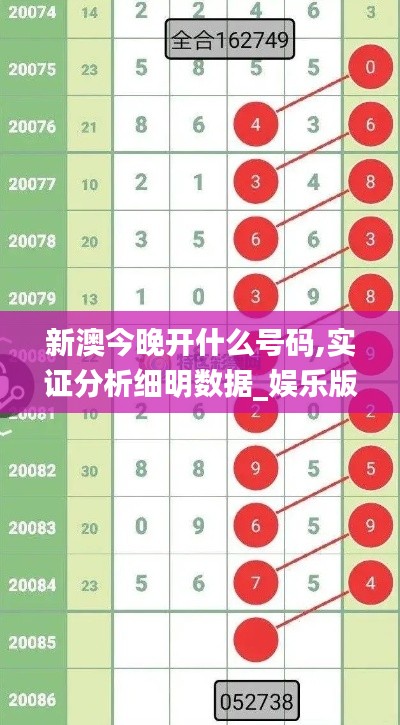 新澳今晚开什么号码,实证分析细明数据_娱乐版VYF13.67