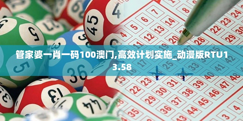管家婆一肖一码100澳门,高效计划实施_动漫版RTU13.58