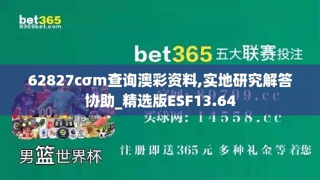 62827cσm查询澳彩资料,实地研究解答协助_精选版ESF13.64