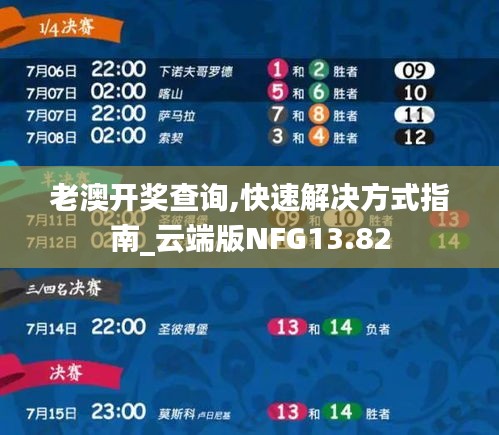 老澳开奖查询,快速解决方式指南_云端版NFG13.82