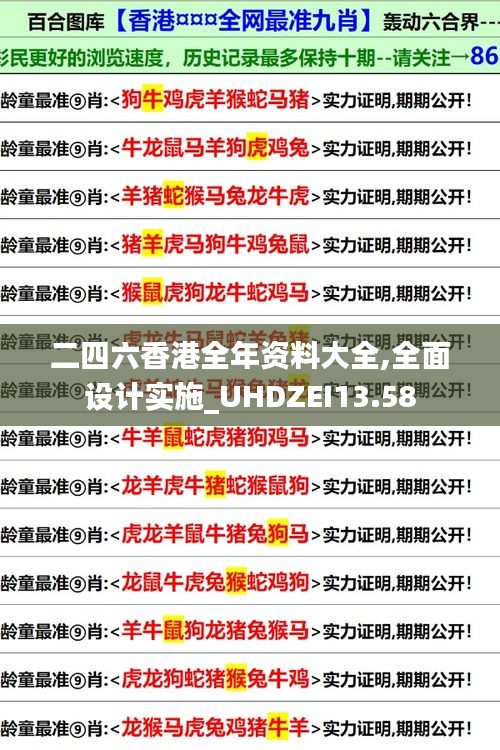 二四六香港全年资料大全,全面设计实施_UHDZEI13.58