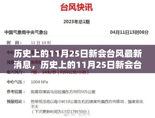 历史上的11月25日新会台风深度解析与最新消息速递