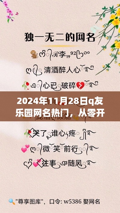 2024年Q友乐园热门网名攻略，从零开始，探索最新热门网名