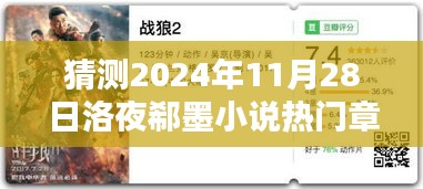 洛夜郗墨小说热门章节预测指南，初学者进阶版，预测洛夜郗墨小说未来走向（2024年11月28日）