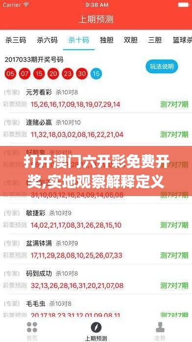 打开澳门六开彩免费开奖,实地观察解释定义_艺术版TZJ13.50