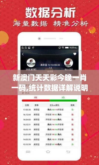 新澳门天天彩今晚一肖一码,统计数据详解说明_全景版VSP13.77