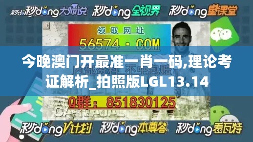 今晚澳门开最准一肖一码,理论考证解析_拍照版LGL13.14