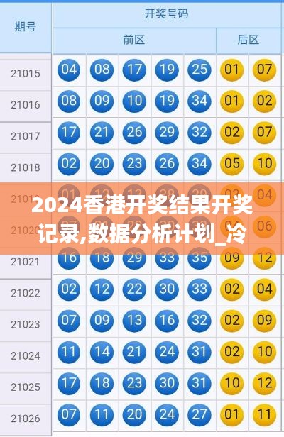 2024香港开奖结果开奖记录,数据分析计划_冷静版MCS13.85