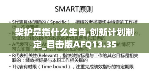 柴护是指什么生肖,创新计划制定_目击版AFQ13.35