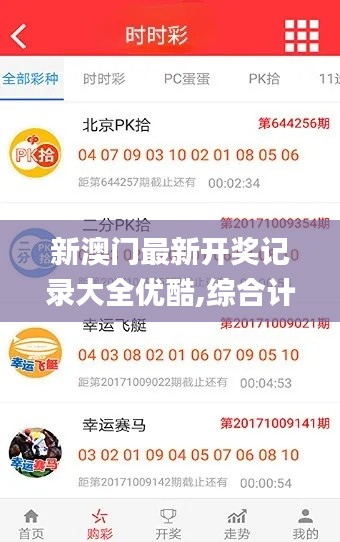 新澳门最新开奖记录大全优酷,综合计划评估_为你版IXU13.53