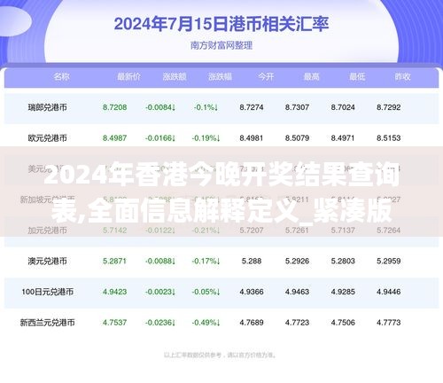 2024年香港今晚开奖结果查询表,全面信息解释定义_紧凑版HNW13.51