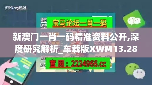 新澳门一肖一码精准资料公开,深度研究解析_车载版XWM13.28