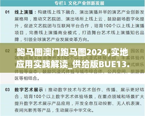 跑马图澳门跑马图2024,实地应用实践解读_供给版BUE13.35