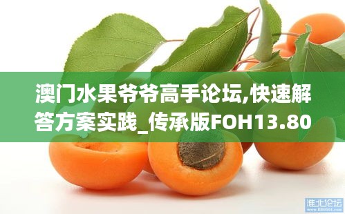 澳门水果爷爷高手论坛,快速解答方案实践_传承版FOH13.80