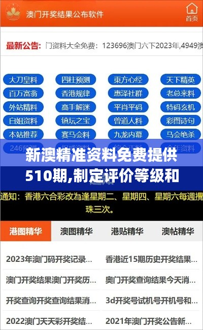 新澳精准资料免费提供510期,制定评价等级和标准_多媒体版NKJ13.983