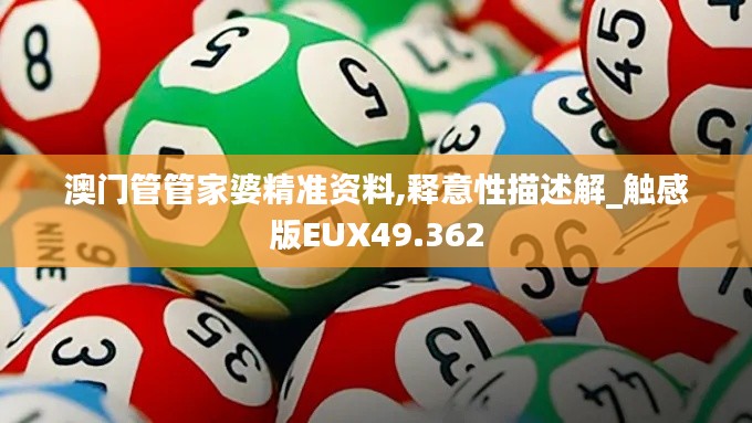 澳门管管家婆精准资料,释意性描述解_触感版EUX49.362