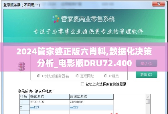 2024管家婆正版六肖料,数据化决策分析_电影版DRU72.400