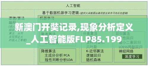 新澳门开奘记录,现象分析定义_人工智能版FLP85.199